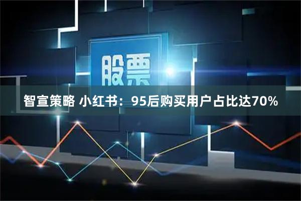 智宣策略 小红书：95后购买用户占比达70%