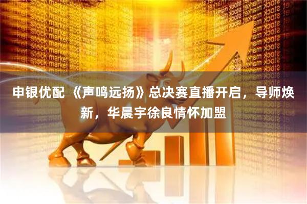 申银优配 《声鸣远扬》总决赛直播开启，导师焕新，华晨宇徐良情怀加盟
