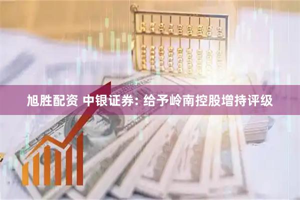 旭胜配资 中银证券: 给予岭南控股增持评级